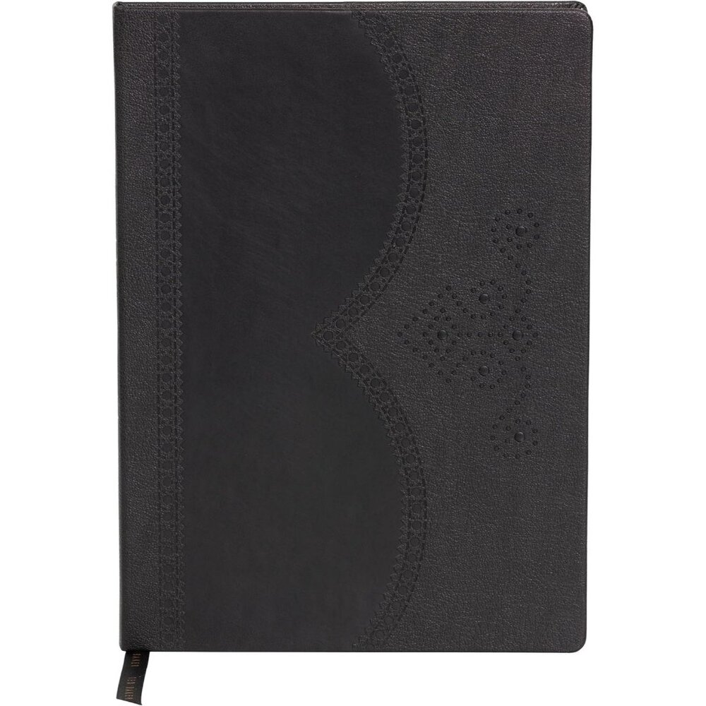 Ted Baker London "Tour de Ted" Brogue Black Lined Hardcover Notebook